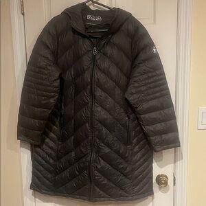 Michael Kors Women's Dark Gray Puffer Jacket